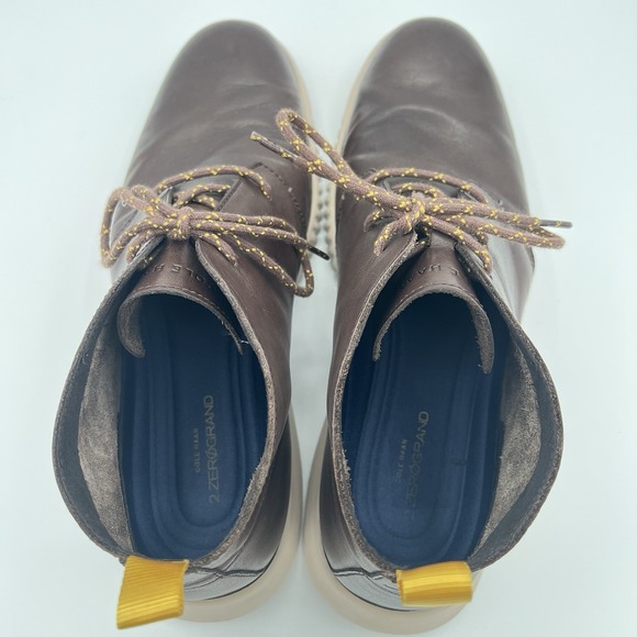 Cole Haan 2.ZEROGRAND Chukka Boots Sneaker Men Size 11.5 Leather Lace Dress Shoe - Picture 5 of 8